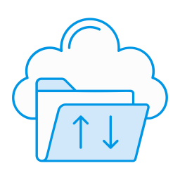 Cloud folder  Icon