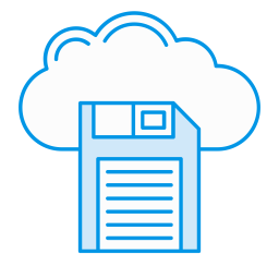 Cloud storage  Icon