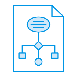 Arquivo de diagrama  Ícone