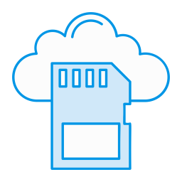 Cloud storage  Icon