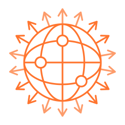 Global connection  Icon