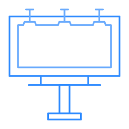Painel publicitário  Ícone