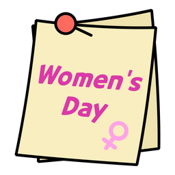 Women day Memo  Icon