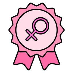 Female Badge  Icon