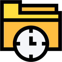 Folder Time  Icon