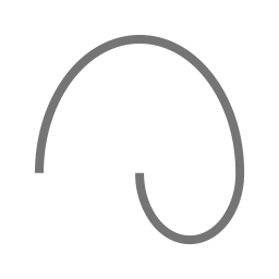 Curved line  Icon