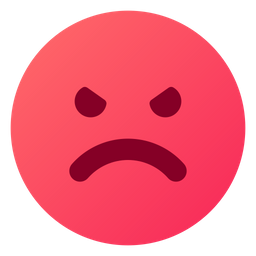 Angry Face  Icon