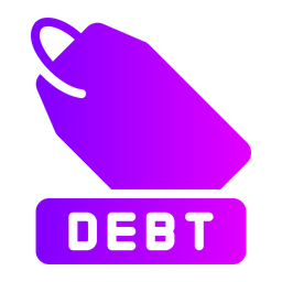 Debt Tag  Icon