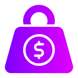 Dollar Weight  Icon