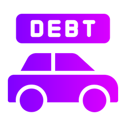 Car Debt  Icon