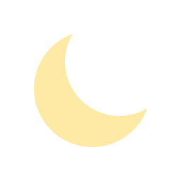 Crescent moon  Icon