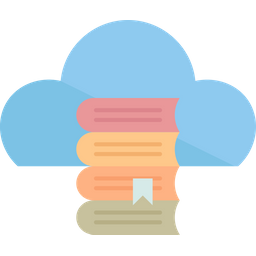 Cloud Library  Icon