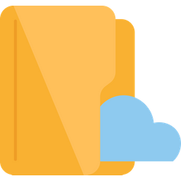 Cloud Folder  Icon