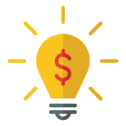 Bulb dollar  Icon