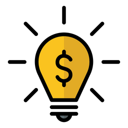 Bulb dollar  Icon