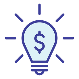 Bulb dollar  Icon