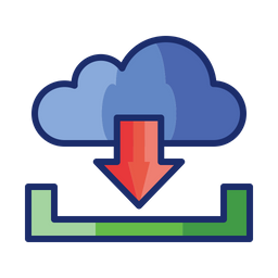 Cloud Download  Icon