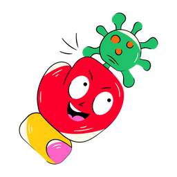 Fighting Bacteria  Icon