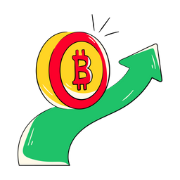 Bitcoin Growth  Icon