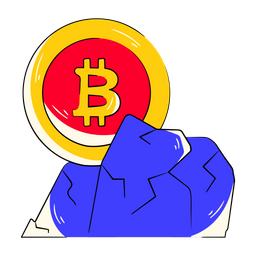 Bitcoin Mountain  Icon