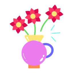 Flowers Vase  Icon