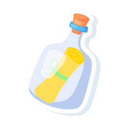 Bottle Message  Icon