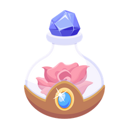Flower Elixir Potion Bottle Magic Potion Icon