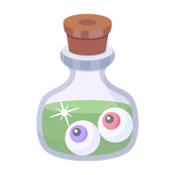 Eye Potion Elixir Bottle Eyeball Bottle Icon