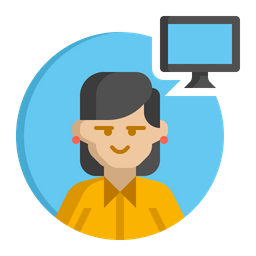 Female Administrator  Icon