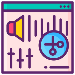 Audio Editing Software  Icon