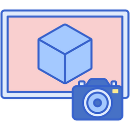 3 D Photo  Icon