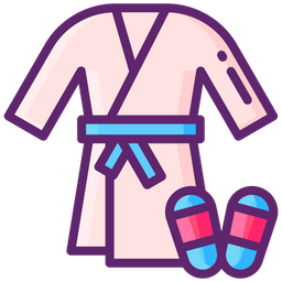 Bathrobe Slippers  Icon