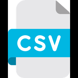 Comma Separated Values File  Icon