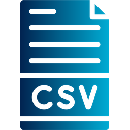 Comma Separated Values File  Icon