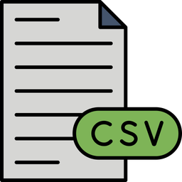 Comma Separated Values File  Icon