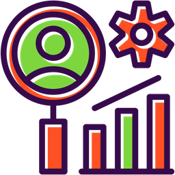 Crescimento de análise  Ícone