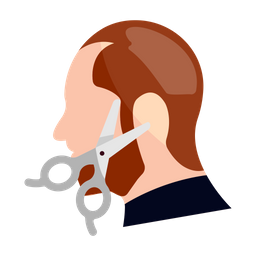 Beard cutting  Icon