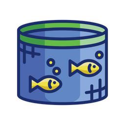 Aquaculture Farm Raised  Icon