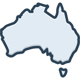 Australia Map  Icon