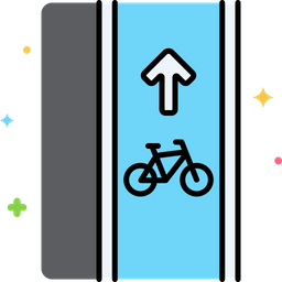 Carril bici  Icono