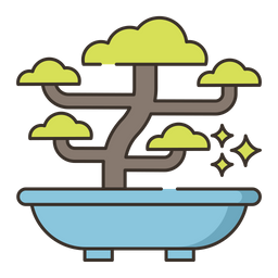 Planta de bonsai  Icono