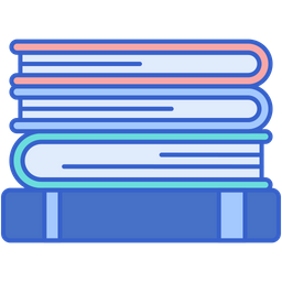 Book Pile  Icon