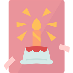 Birthday Card  Icon