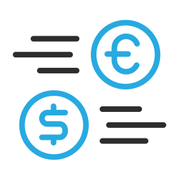 Exchange Dollar to Euro  Icon