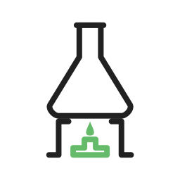 Chemisches Experiment  Symbol