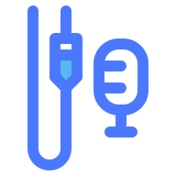 Mic Audio Cable  Icon