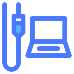 Cabo de microfone para laptop  Ícone