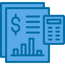 Relatório de orçamento  Ícone