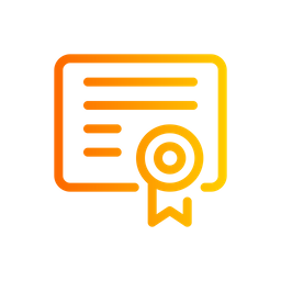 Certification  Icon