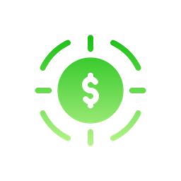 Financial Target  Icon